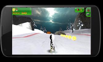 SNOW SKATING 3D captura de pantalla 2