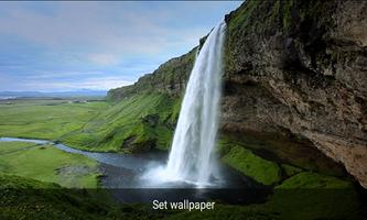 Waterfall Romantic Wallpaper capture d'écran 2