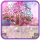 Love Multi Keyboard Theme أيقونة