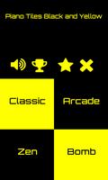 Piano Tiles 2 Black and Yellow Affiche
