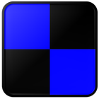 Icona Piano Tiles 2 Black and Blue