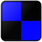 Piano Tiles 2 Black and Blue icône