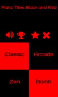 Piano Tiles 2 Black and Red Affiche