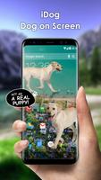 Dog on Screen Simulated পোস্টার