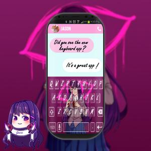 Doki Doki Literature Club keyboard Cartaz