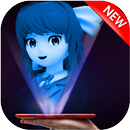 Doki Doki Literature Hologram projector simulator APK