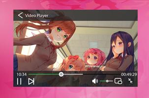 Doki Doki Literature Club Video ภาพหน้าจอ 1