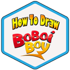 How to draw boboiboy آئیکن