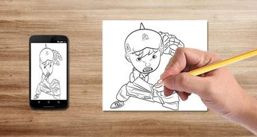 How to draw boboiboy скриншот 1