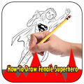 How to draw female superhero