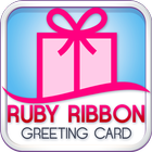 Ruby Ribbon Greeting Cards icône