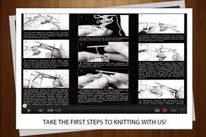 Poster Simple knitting lessons