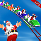 Christmas Santa Roller Coaster Adventure 3D icône