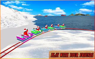 Christmas Santa Roller Coaster Adventure 3D Affiche