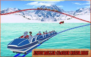 Christmas Santa Roller Coaster Adventure 3D capture d'écran 1