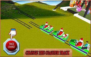 Christmas Santa Roller Coaster Adventure 3D capture d'écran 2