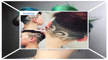 Artistic Hair Tattoo Design Poster