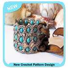 Cute Crochet Pattern Design icône