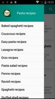 Pasta recipes captura de pantalla 1