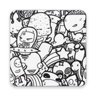 Doodle Art Wallpaper آئیکن