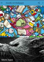 Doodle Art Wallpaper Affiche