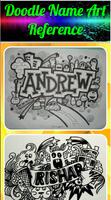Doodle Name Art Reference Affiche