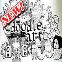 doodle art name Affiche