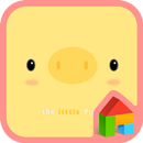 The little piggy(노랑) 도돌런처 테마 APK