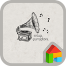 vintage gramophone 도돌런처 테마 APK