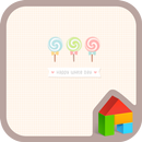 Happy white day 도돌런처 테마 APK