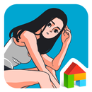 HOT HOT SUMMER2 도돌런처 테마 APK