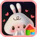 모찌(부끄부끄) 도돌런처 테마 APK