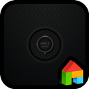 심플블랙 도돌런처 테마 APK