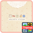 adorable vintage 카카오톡 테마