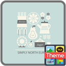 simply north europe 카카오톡 테마 APK