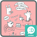 핑크 프리토크 카카오톡 테마 APK