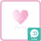 pink love 카카오톡 테마 icône