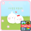 코코봉봉 벚꽃엔딩 카카오톡 테마