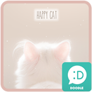 happy cat 카카오톡 테마 APK