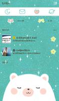 little star 카카오톡 테마 imagem de tela 3