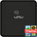 콧수염 러브 카카오톡 테마 APK