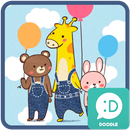 멜빵친구들 카카오톡 테마 APK