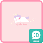 My little unicorn 카카오톡 테마 ícone