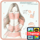 피피노트(오렌지스트라이프) 카카오톡 테마 APK