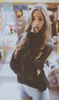 pretty girl 카카오톡 테마 Plakat