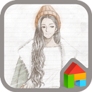 피피노트(윈터 데일리룩) 도돌런처 테마 APK