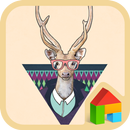 Hello Mr.deer 도돌런처 테마 APK