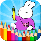 Coloring Doodle - Bunny GO icono