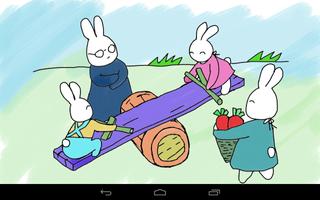 Coloring Doodle - Bunny GO Poster