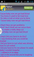 Taylor Swift Bad Blood lyrics スクリーンショット 1